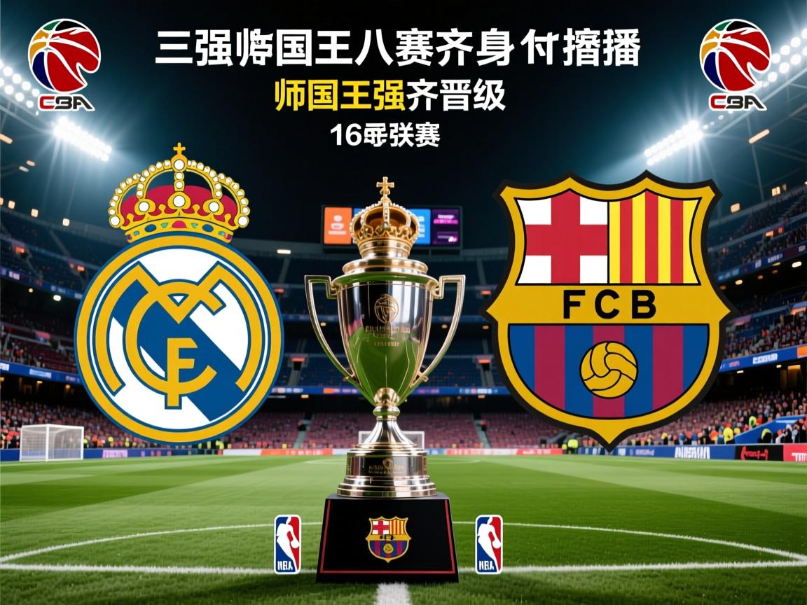 西甲三强会师国王杯八强!皇马巴萨马竞齐晋级,16强赛 第2张